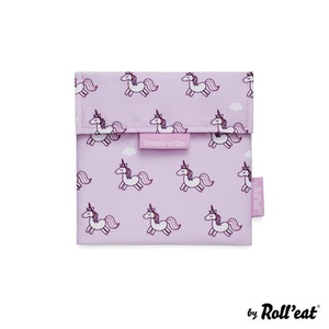 Rolleat, Snack'n'Go Lunch Bag Unicorn, Roll'eat Lunchbeutel SnacknGo Animals Rosa, Einhorn