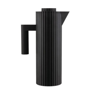 ALESSI, Plissé Isolierkrug / 1 L - Thermoplastisches Kunstharz - Alessi schwarz en plastikmaterial, Isolierkrug Plissé plastikmaterial schwarz / 1 L - Thermoplastisches Kunstharz - Alessi schwarz en plastikmaterial