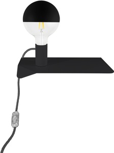 FILOTTO, Combo Maria Magnetlampe schwarz, Filotto Combo Maria Wandleuchte Schwarz