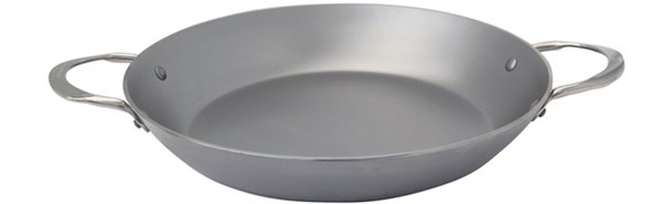 de Buyer, De Buyer-Mineral B Paellapfanne, Ø24cm, MINERAL B ELEMENT Paella Pfanne D:32cm Induktion