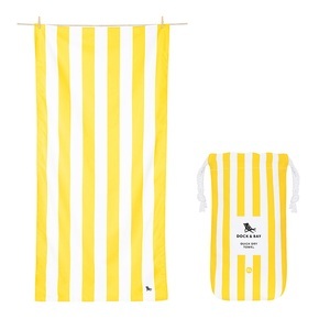 Diverse, Badetuch CABANA XL yellow