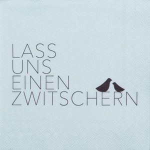RÄDER, Cocktailservietten einen Zwitschern, 