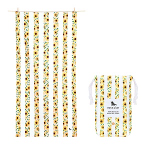 Badetuch FLOWER POWER L - Sunny Sunflowers