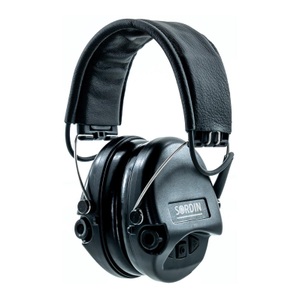Sordin, Sordin Supreme Pro X mit Lederband und Schaumkissen - Schwarze Cups, 