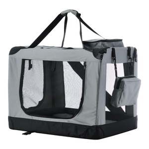 Hauptner, Hauptner Hundetransportbox (faltbar) - dunkelgrau, Hauptner Hundetransportbox (faltbar) - dunkelgrau - myluckydog