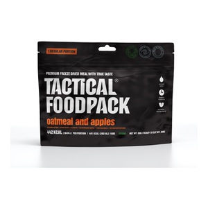Tactical Foodpack, Tactical Foodpack Oatmeal and Apples - Schwarz -, Tactical Foodpack Frühstück Oatmeal mit Äpfel