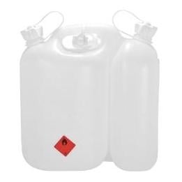 Hawe, Hawe Doppel-Kraftstoff-Kanister - transparent, Hawe Doppel-Kraftstoff-Kanister - transparent - Weiss -