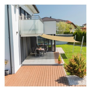 Windhager, Windhager Sonnensegel Capri - Quadrat - Champagne -, Windhager Sonnensegel »Sonnensegel Champagner 5.0m, Quadratisch«