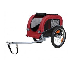 Trixie, Trixie Fahrrad-Anhänger S 53x60x60cm, TRIXIE Fahrrad-Anhänger für Hunde - rot - myluckydog