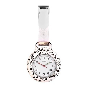 Schwesternuhr, Schwesternuhr Sonderedition Clip Note - Weiss -, Schwesternuhr Sonderedition Clip Note - Weiss -