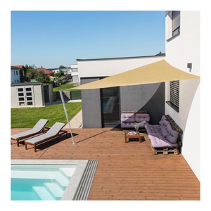 Windhager, Windhager Sonnensegel Capri - dreieck - Champagne -, Windhager Sonnensegel »champagner 5.0m, Dreieck«