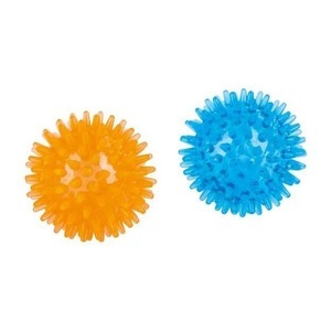 Kerbl, KERBL Igelbälle Katzenspielzeug - 2 Stück, Kerbl Pet Igelbälle Katzenspielzeug - 2 Stück - Gelb/Blau -