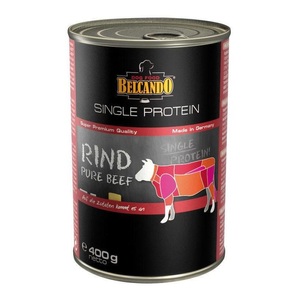 Belcando, Belcando Single Protein Nassfutter Rind 6x400g, BELCANDO Rind Nassfutter Sortenrein ohne künstlich Zusätze Dose 400 g - Natur - - myluckydog