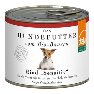 Defu, defu Bio Premium Nassfutter mit Rind 200 g, 