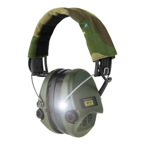 Sordin, Sordin Supreme Pro X LED mit Camo-Band und Gelkissen - Grüne Cups, Sordin Supreme Pro X LED mit Camo-Band und Gelkissen - Grüne Cups