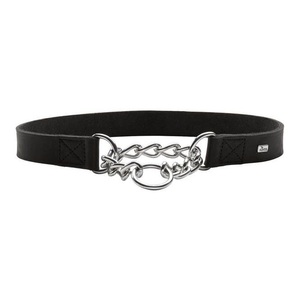 Hunter, Hunter Halsung mit Kette Aalborg - leder/schwarz, Hunter Halsung mit Kette Aalborg - leder/schwarz