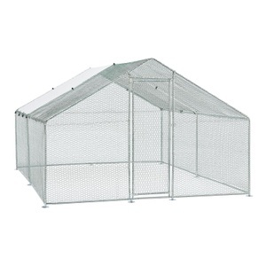 Hauptner, Hauptner Freilaufgehege HLS25T 3x4x2 m für Hühner - Silber -, 