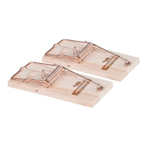 Windhager, Windhager Holz-Mäusefalle 2 Stk., Windhager Holz-Mäusefalle | 10 × 5 × 1.5 cm | 2 Stück