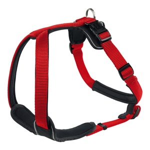 Hunter, Hunter Geschirr Neopren Rot und Schwarz (Hunde , Für den Spaziergang , Geschirr) S, Hunter Geschirr Neopren/Nylon - rot/schwarz