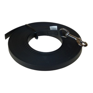 Grossenbacher, Grossenbacher Biothan-Schleppleine 9mm - Schwarz, Beat Grossenbacher Biothan-Schleppleine 9mm - Schwarz