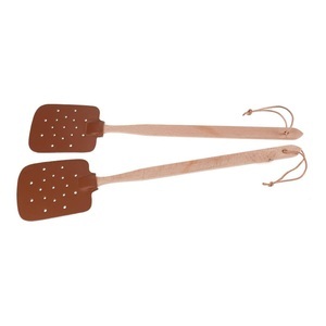 Hauptner, Hauptner Fliegenklatsche Buche mit Leder, Hauptner Fliegenklatsche Buche mit Leder