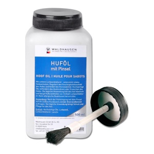 Waldhausen, Waldhausen Huföl mit Lorbeeröl und Pinsel - 500ml, 
