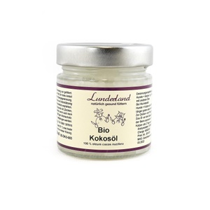 Lunderland, Lunderland Bio Kokosöl zur Fellpflege 200 ml, Lunderland Hunde-Nahrungsergänzung Bio-Kokosöl, 200 g