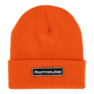 Hauptner Jagd, Hauptner Jagd Jagd Beanie mit Umschlag - signal-orange, 