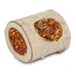 JR, JR Farm Mr. Woodfield Knabber-Holzrolle mit Karotte, JR Farm Knabberolle Holz Karotte