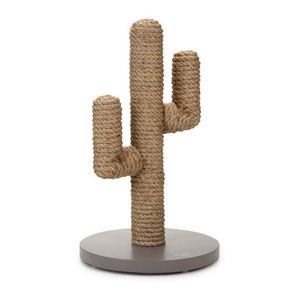 Designed by Lotte, Designed by Lotte Wood Kratzbaum Cactus, 35x35x60, Designed by Lotte Kratzstamm Kaktus - taupe
