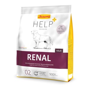 Josera, Josera Renal Dog dry Diät-Alleinfuttermittel - Weiss -, Josera Help Dog Renal dry 900g