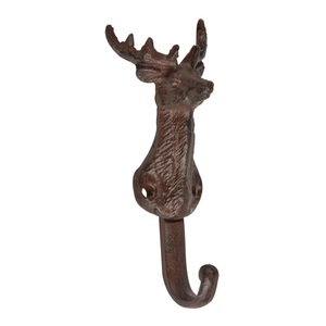 Esschert, Esschert Wandhaken Hirsch, Esschert Wandhaken Hirsch - Braun -