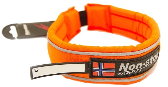 Non-stop Dogwear, Non-stop Dogwear Safe Collar - orange, Non-stop Dogwear Safe Collar - Orange -