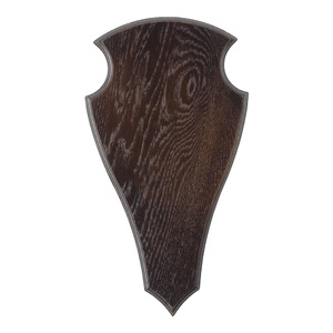Eurohunt, EUROHUNT Hirschschild Eiche 2 Dunkel - Eiche Dunkel -, 
