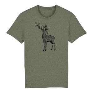 Hauptner Jagd, Hauptner Jagd Rothirsch Cervus T-Shirt - khaki, orsino Rothirsch Cervus T-Shirt - khaki