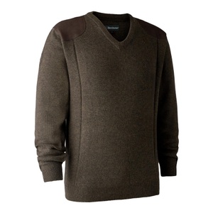 Deerhunter, Deerhunter Sheffield Pullover mit V-Ausschnitt - Dark Elm, 