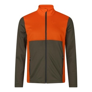 Seeland, Seeland Elliot Fleecejacke - Pine green/Hi-Vis orange -, 