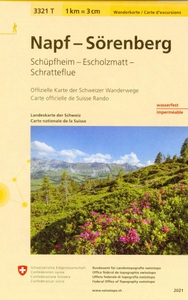 undefined, Landeskarte der Schweiz Napf Sörenberg, 3321T Napf - Sörenberg Wanderkarte: Schüpfheim - Escholzmatt - Schratteflue