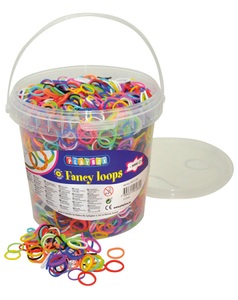 Playbox, Playbox Gummibänder FANCY LOOPS 5000-teilig in bunt, Gummibänder FANCY LOOPS 5000-teilig in bunt
