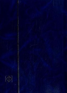Einsteckbuch DIN A4, 32 schwarze Seiten, blau