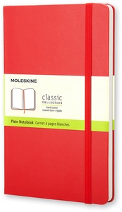 undefined, Moleskine classic, Pocket Size, Plain Notebook, red