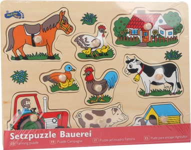 small foot®, small foot ® Setpuzzle Bauerei - bunt, small foot® Setpuzzle Bauerei