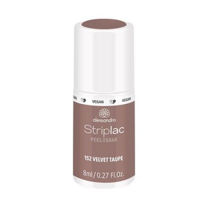 Alessandro, Striplac Peel or Soak - Velvet Taupe, Alessandro STRIPLAC 2,0 VELVET TAUPE