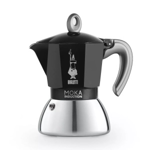 BIALETTI, Bialetti - Espressokanne New Moka Induktion, 4 Tassen - Schwarz, Bialetti Espressokanne New Moka Induktion 4 Tassen, Schwarz