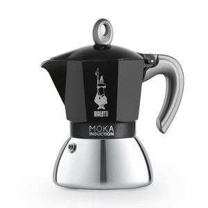 BIALETTI, Bialetti - Espressokanne New Moka Induktion, 4 Tassen - Schwarz, Bialetti Espressokanne New Moka Induktion 4 Tassen, Schwarz