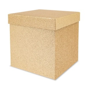 Manor, Manor - Geschenkschachtel, 18x18x18cm, Roségold, Manor - Geschenkschachtel, 18x18x18cm, Roségold