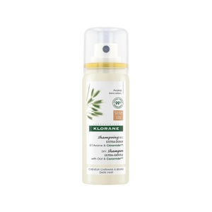 Klorane, Trockenshampoo Mit Hafermilch Getönt Damen 50ml, KLORANE - Getöntes Trockenshampoo, Hafer & Ceramid????, 50 ml