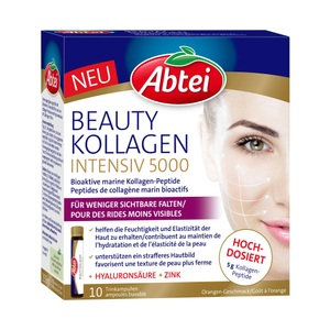 Abtei, Abtei Beauty Kollagen Intensiv 5000 (10 Ampullen), Abtei Beauty Kollagen Intensiv 5000 Ampullen (10 Stk)