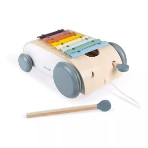 Janod, Janod® Sweet Cocoon Xylophon-Wagen zum Ziehen, Janod Spielzeug-Musikinstrument »Janod Musikinstrument Sweet Cocoon«