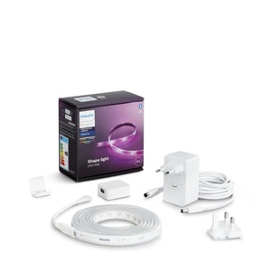 Philips, PHILIPS Hue LED Stripes Lightstrip+ 2m - Leuchtstreifen (Weiss), Lightstrip+ 2m Basis Version 4 (2020)